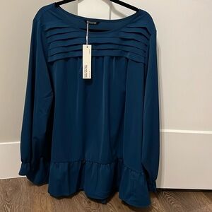 Women’s Blue Blouse. New with tags!